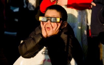El eclipse se vive en la Chile