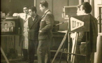 En 1960 se inician oficialmente las actividades del canal de televisión de la U. de Chile 