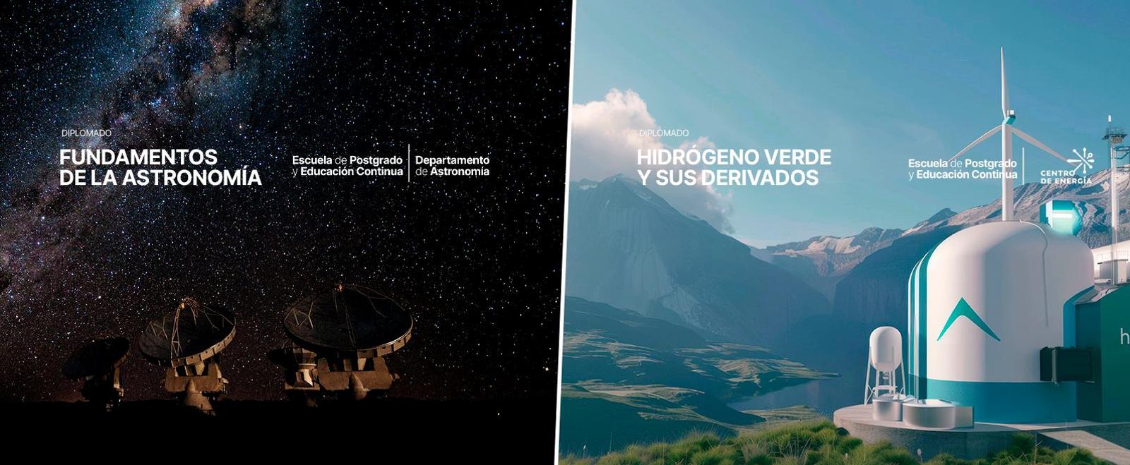 Astronomía e Hidrógeno Verde: los temas de los nuevos diplomados de la FCFM