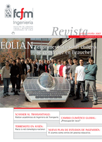 Otoño 2007: Eolián, el primer auto solar chileno se construye en Beauchef 