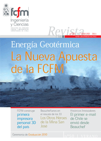 Verano 2011: Energía geotérmica, la nueva apuesta de la FCFM