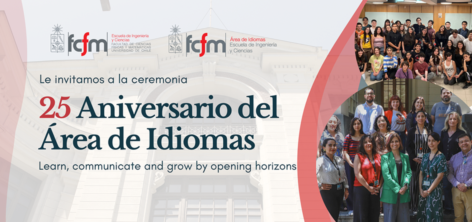 Área de Idiomas celebró sus 25 años de historia