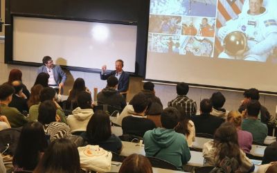 Conversación con el astronauta Christer Fuglesang.