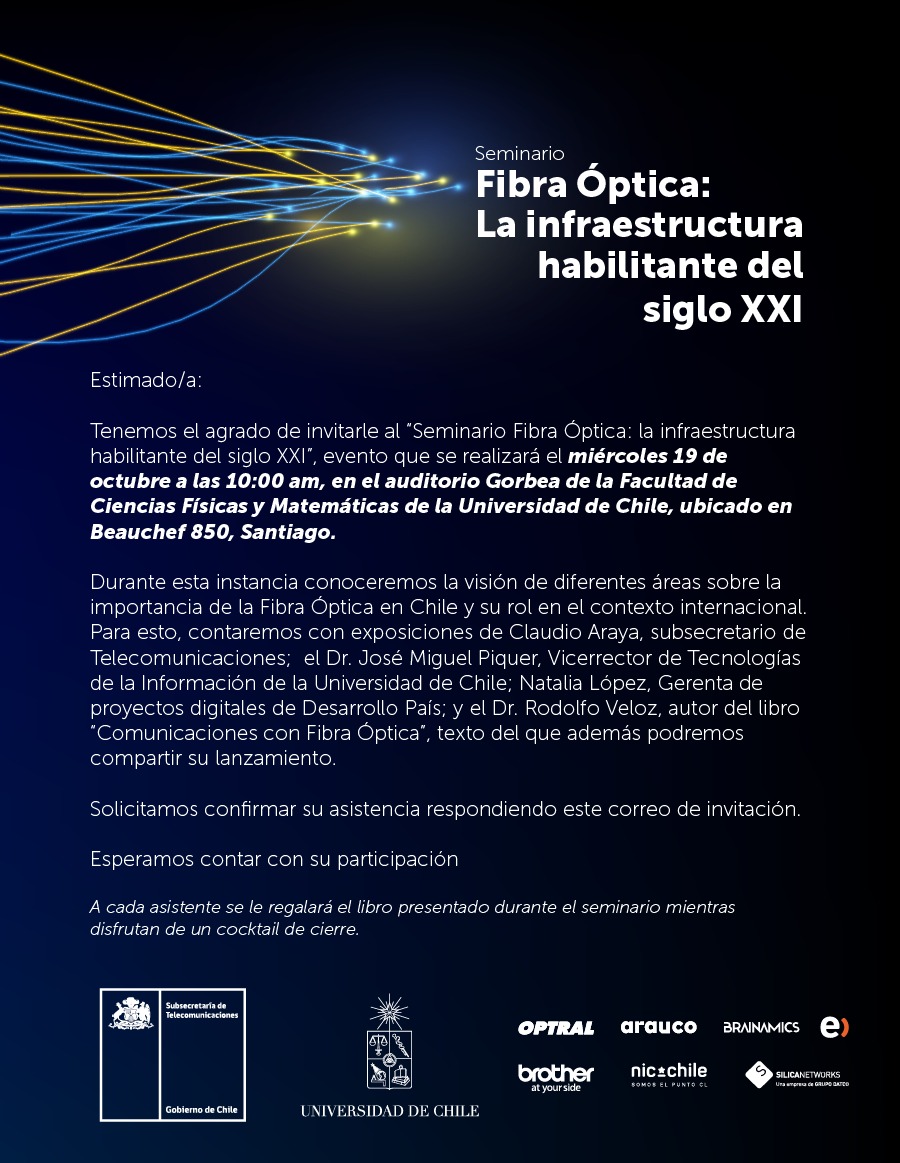Infraestructura para fibra óptica