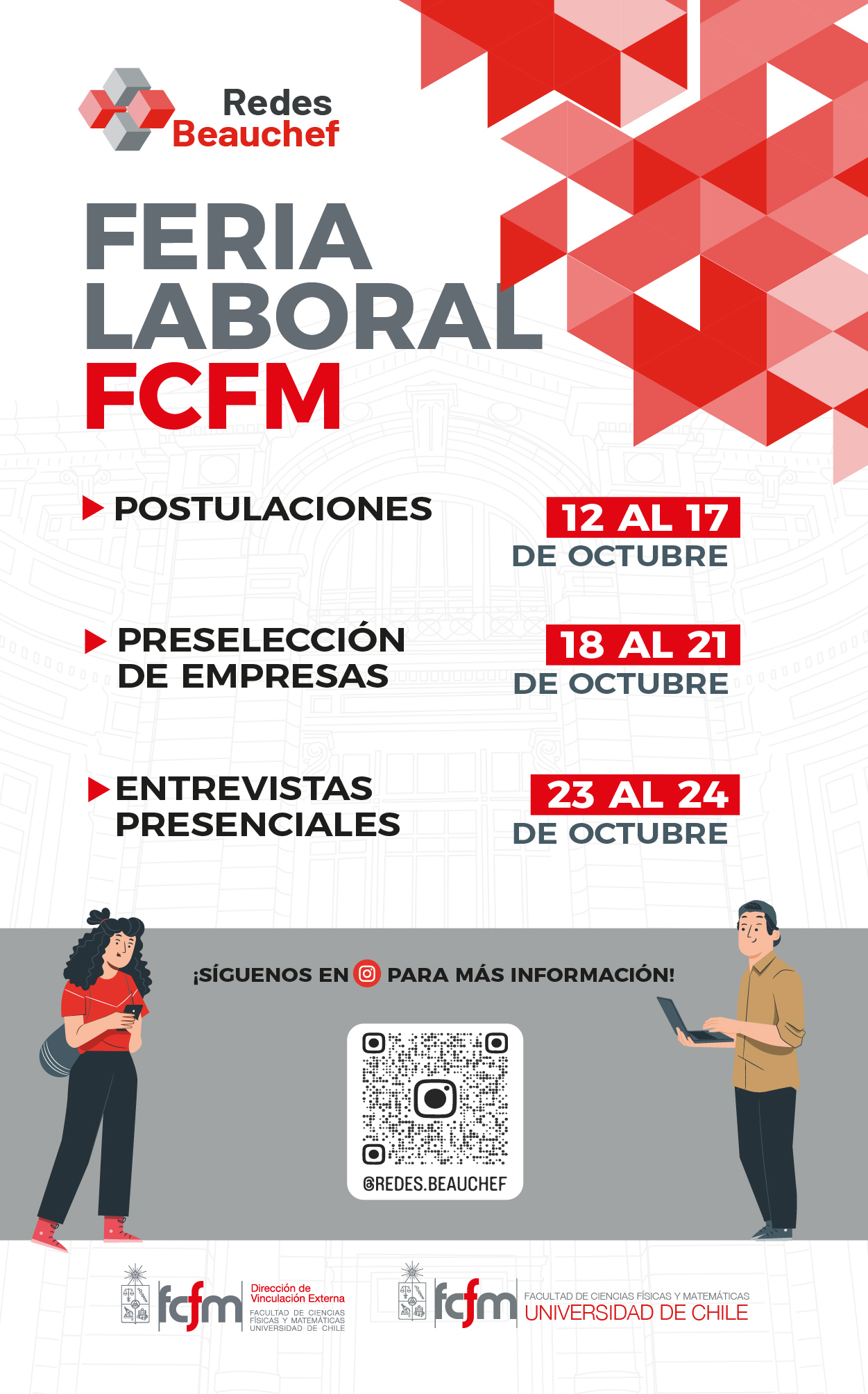 Feria Laboral Fcfm Prepara Su Cuarta Edición Para Octubre 2023 Facultad De Ciencias Físicas Y 1517